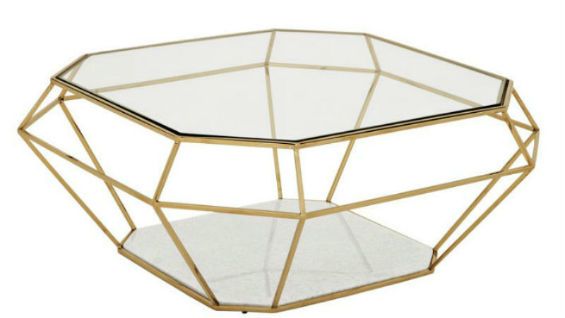 Covetedition-Diamond shapes inspired Furniture- table