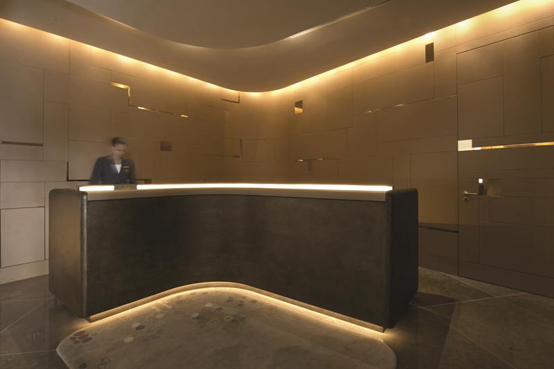 Ritz Carlton Wolfsburg by Elliot Barnes Interiors lobby design