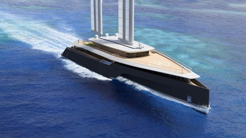 CovetED Incredible Design of Sailing Superyacht pictures