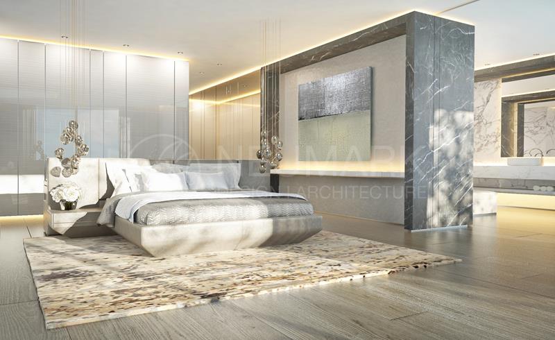 CovetED Interview with Neumark Architects about Innovative Design Moscow - Master bedroom