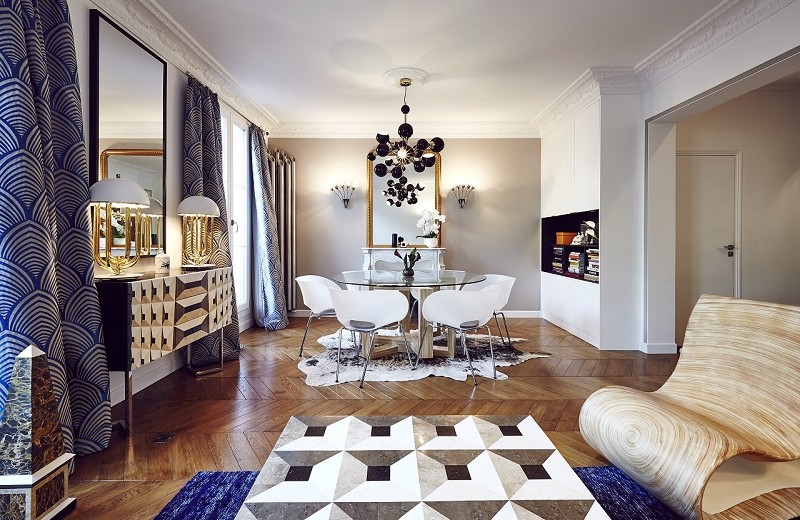 See the Contemporary Interiors of L’Appartement by Rue Monsieur Paris 1