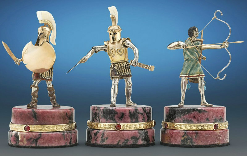 Battle of Issus Chess Set - pieces