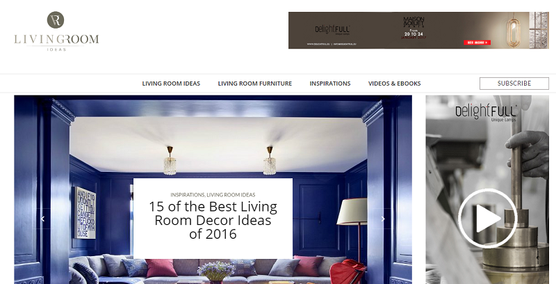 Top 100 Best Interior Design Blogs of 2016 by coveted magazine