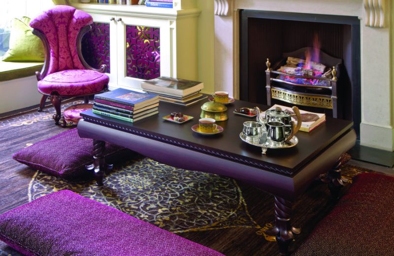 Connaught Square; Close Detail Coffee Table and Rug Eliská Exclusive Interview