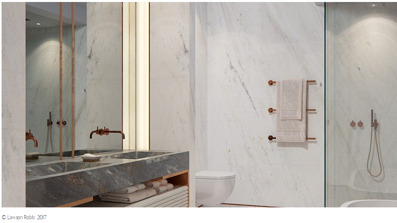 Meet The Most Decadent Luxury Bathrooms by Lawson Robb