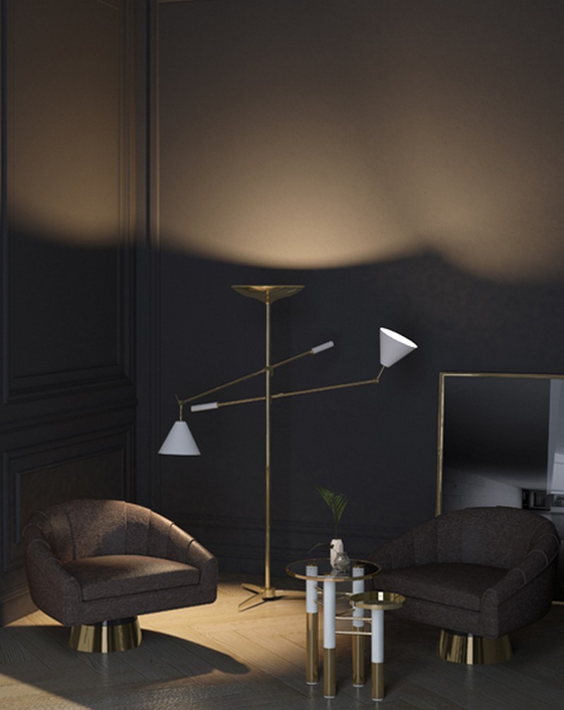 Torchiere Floor Lamp by Delightfull