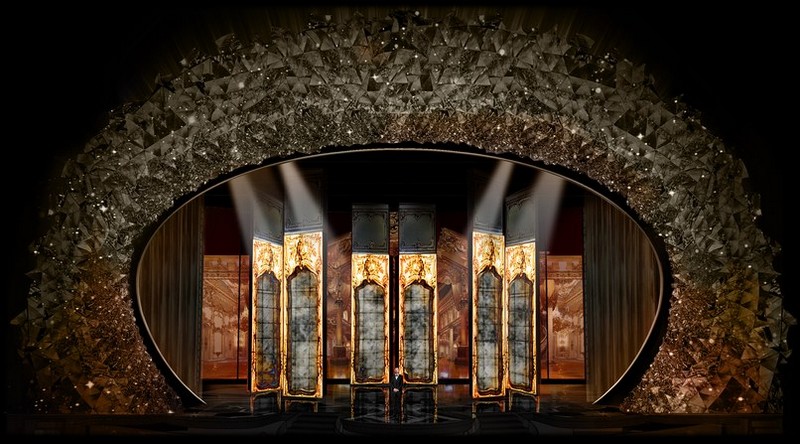 Be Amazed by the 2018 Oscars' 45 Million Swarovsky Crystals Stage