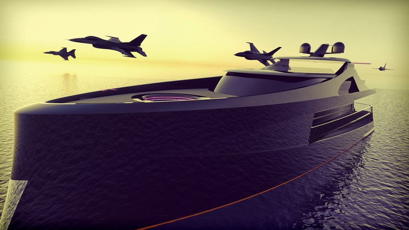 Contemplate the Latest Superyacht Concept Arnela by Edvin Hadzidedic 1
