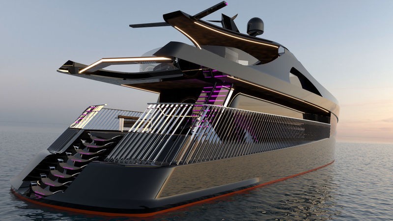 Contemplate the Latest Superyacht Concept Arnela by Edvin Hadzidedic 2