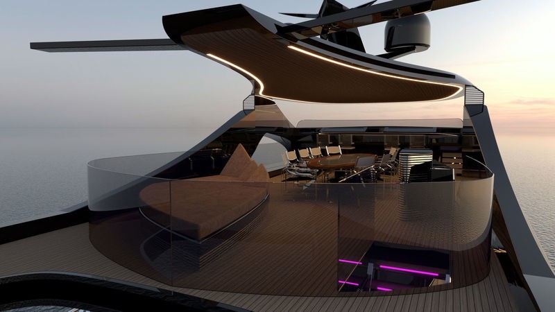 Contemplate the Latest Superyacht Concept Arnela by Edvin Hadzidedic 4