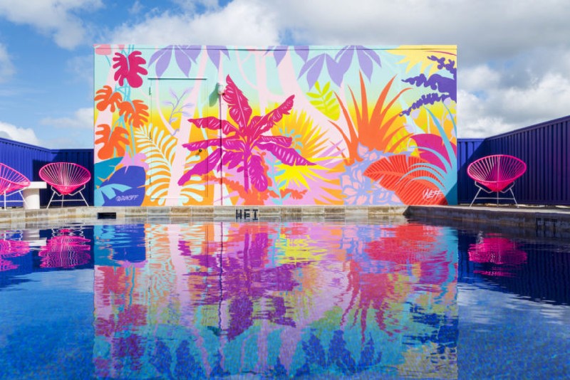 Get Inspired by The Neon Makeover of Hawaii's New Shoreline Hotel