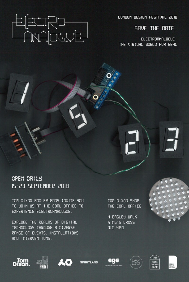 Learn More About Tom Dixon's Electroanalogue at London Design Festival 1