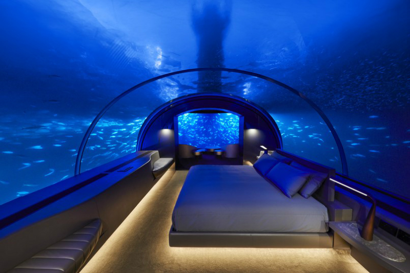 The World’s First Underwater Hotel Villa Has Opened in the Maldives 