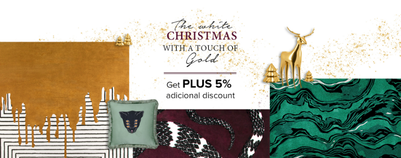 Have Your White Christmas With A Touch Of Gold With Rug'Society