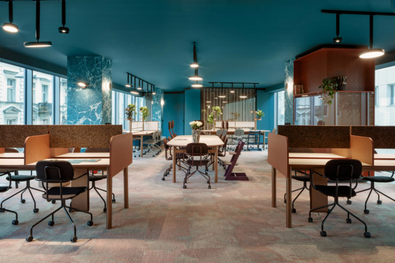 See Warsaw's New Mid-Century Modern Co-Working Space By Beza Projekt