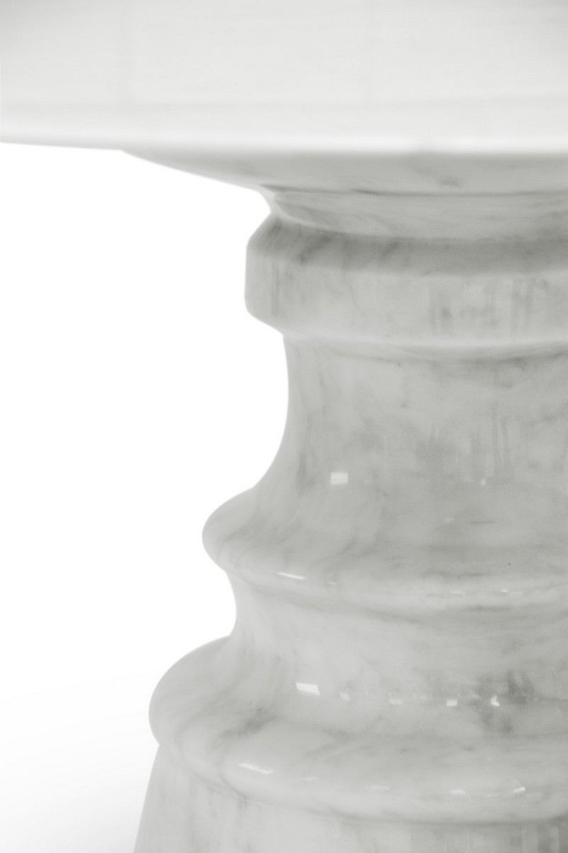 Pietra Table A Luxury Design Piece In Exquisite White Marble
