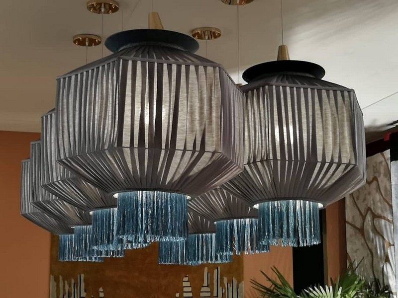 Fringing And Velvet Interior Design Inspirations: Alice Suspension Lamp