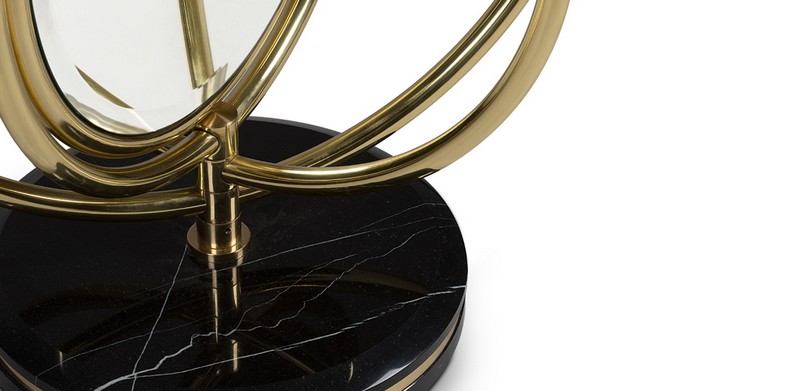 Mixed Metals Are The 2019 Trendy Materials: Colosseum Floor mirror by Maison Valentina