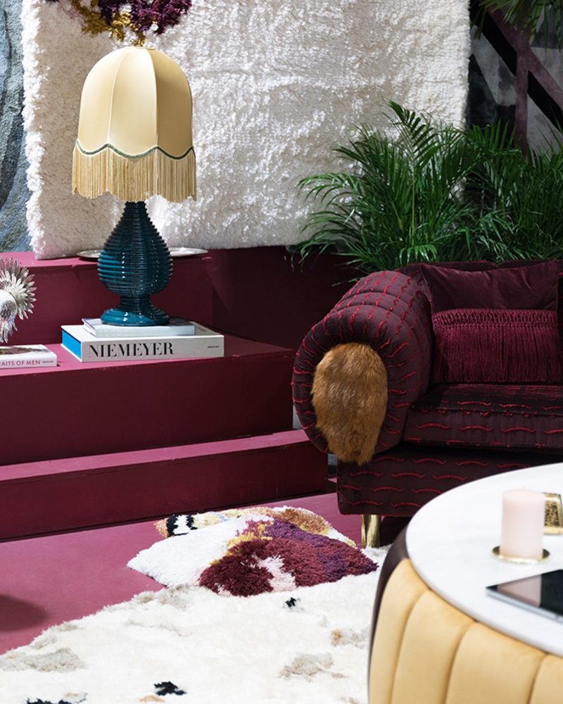 Fringing And Velvet Interior Design Inspirations: Union Table Lamp