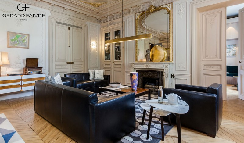 A tour into an Incredible Luxury apartment by Gérard Faivre