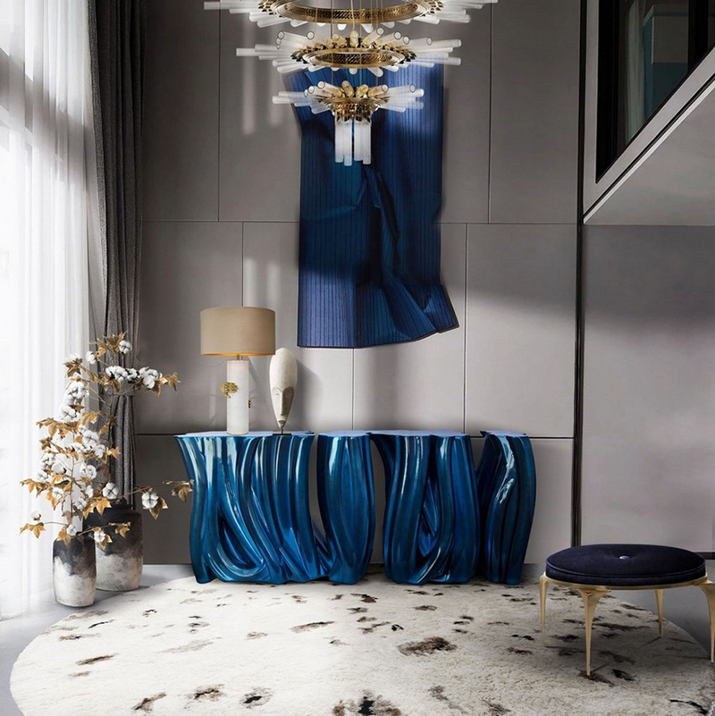 MODERN FURNITURE WITH JEWEL ORNAMENTS FOR A LUXURY HOME