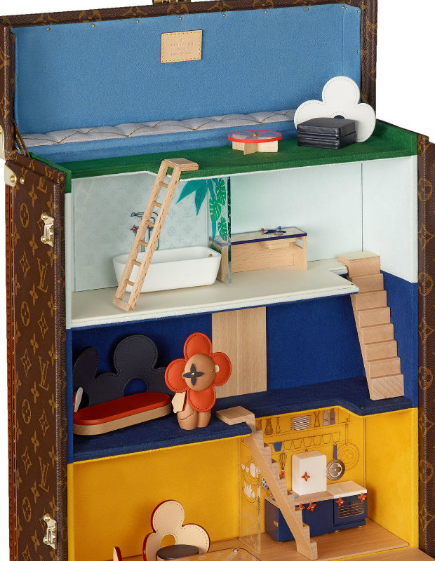 Louis Vuitton Created A New Dollhouse With Their Signature Monogrammed Canvas Trunk - Covet Edition