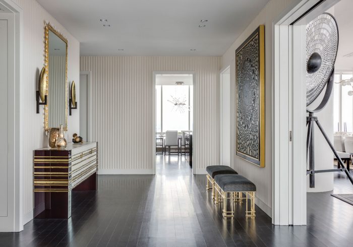 So often dreams are depicted as floating clouds, and for these international clients, the long-held desire to have a New York City home was realized high in the sky.