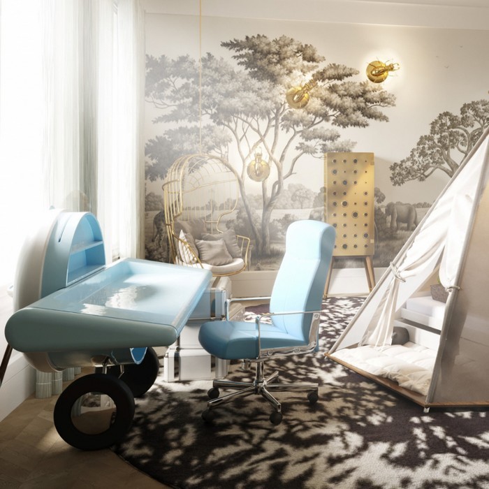 LUXURY KIDS ROOM PROJECT: A TALE THAT STOPS TIME BY BRITTO CHARETTE